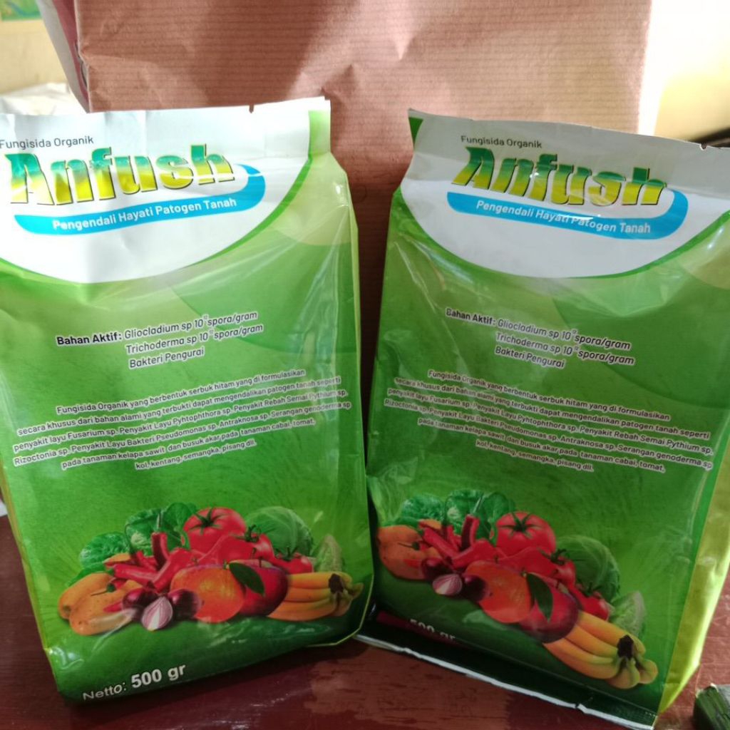 Anfush fungisida organik Trichoderma 500gram