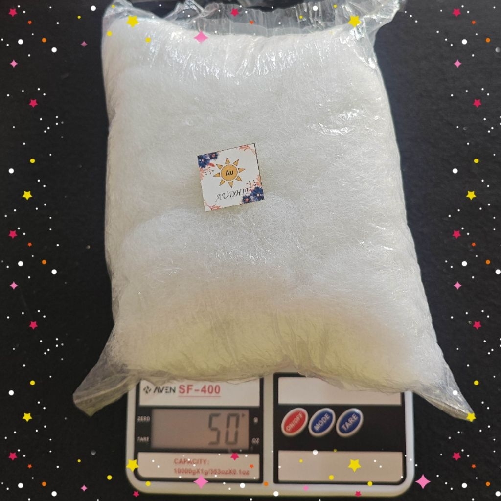 

50gr Dakron Putih untuk Keterampilan