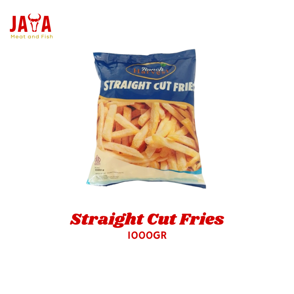 

FRENCH FRIES STRAIGHT CUT 1KG RANCH HARVEST | STRAIGHT CUT RANCH HARVEST 1KG