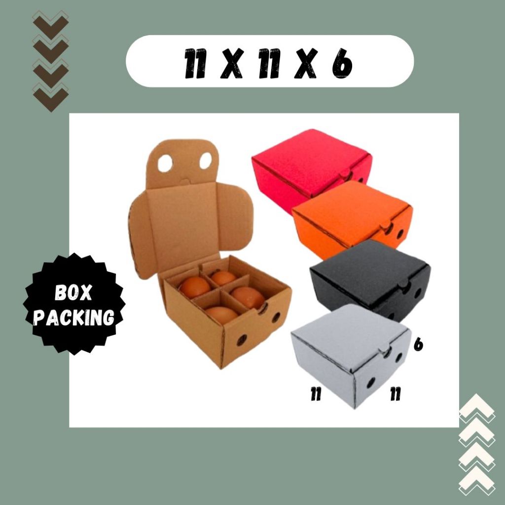 

Kardus 11x11x6 LD Box 11x11x6 LD Dus Telur Isi 4 11x11x6 LD Kotak Endog Asin Tray Agen Kertas KFC