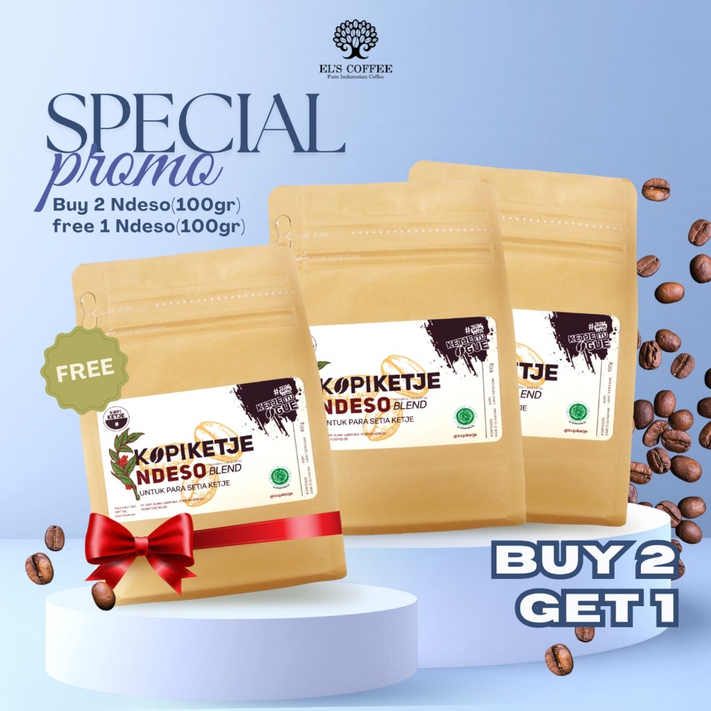 

promo b2g1 kopi ketje ndeso 100gr