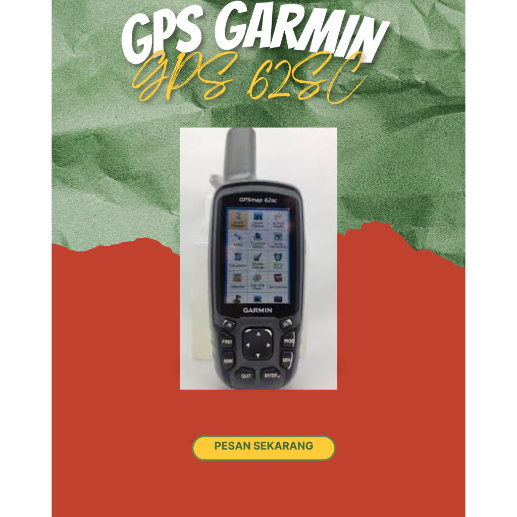 Gps Garmin 62SC Second / Garmin 62Sc Bekas