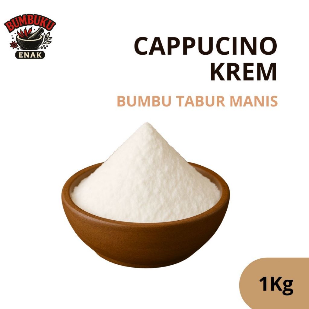 

Bumbu Tabur Manis Rasa Cappuccino Krem 1Kg – Topping Serbaguna untuk Snack, Minuman, dan Dessert