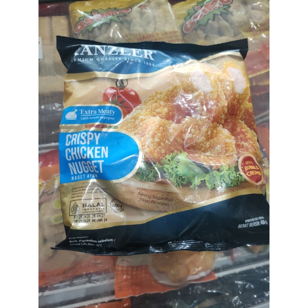 

Khusus Instan , Kanzler Crispy Chicken Nugget 450g