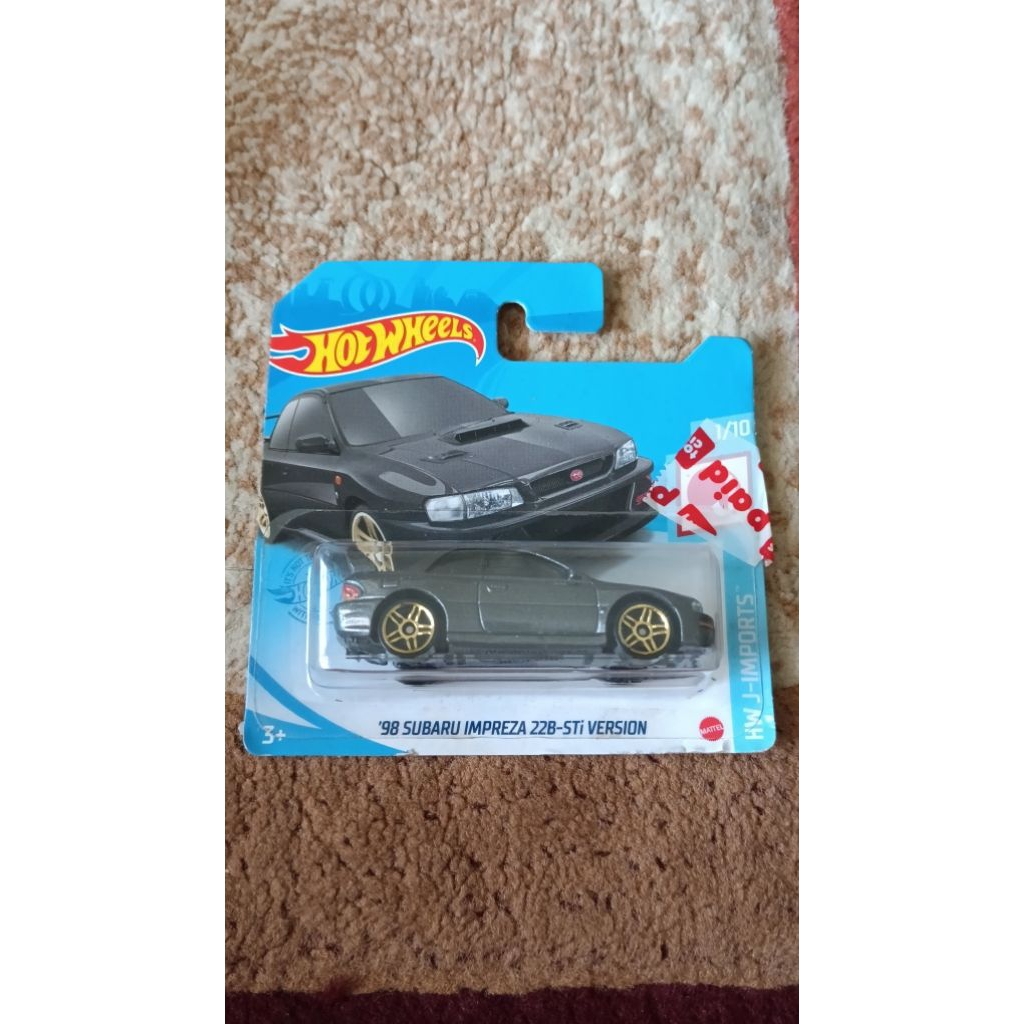 Hotwheels 98 Subaru Impreza 22B STi