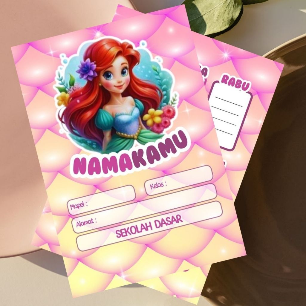 

Sampul Buku Anak Custom Nama | Isi 10 Lembar | Seri Princess