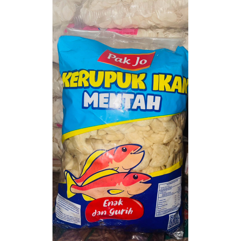 

Kerupuk ikan mini Lek Jo 1bal isi 5kg / Kerupuk ikan mini