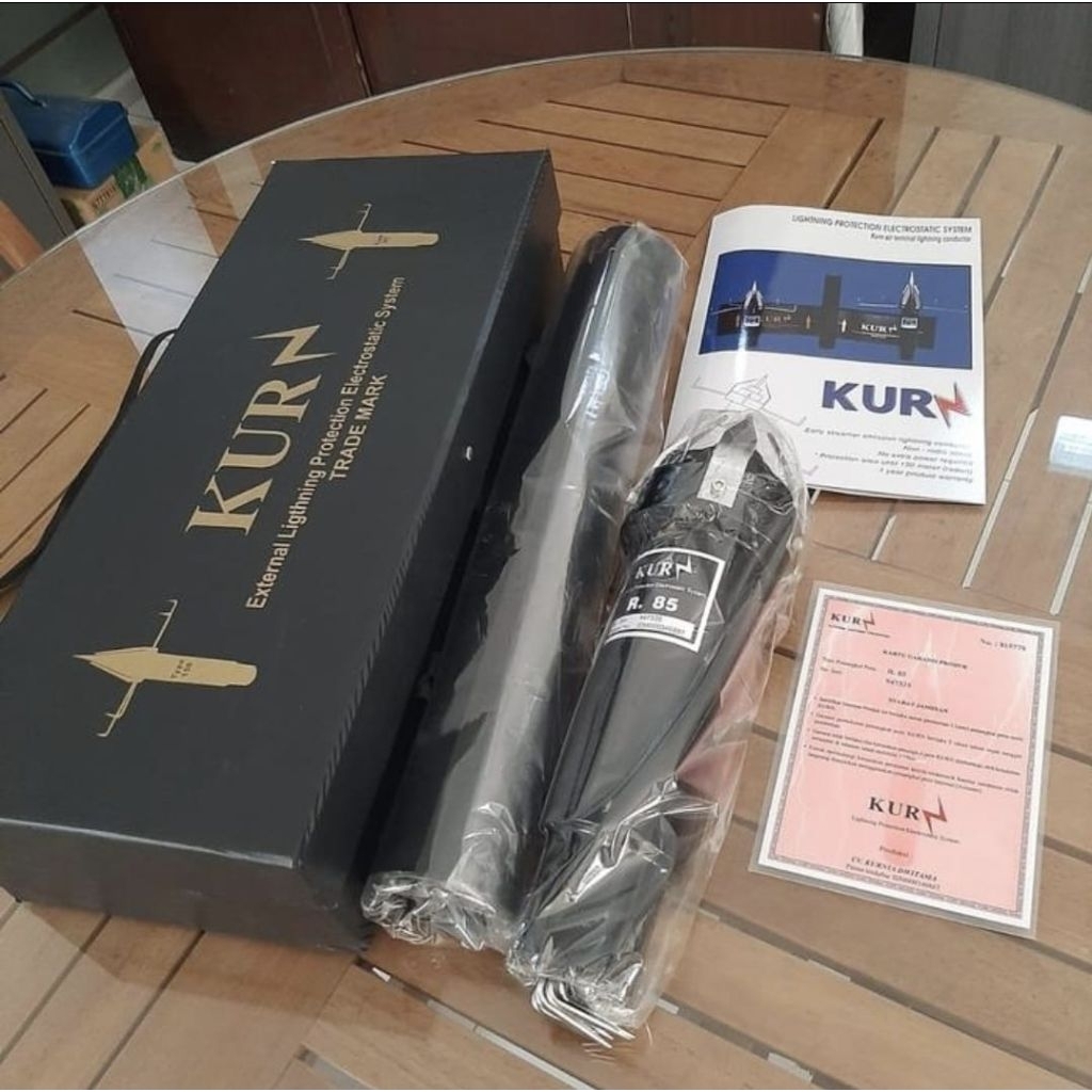 PENANGKAL PETIR KURN RADIUS 85.KURN R.85 ORIGINAL KURN