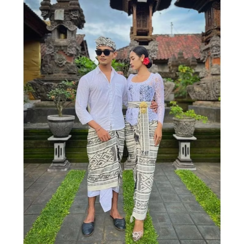 Kamen Couple Bali / Set Couple Blangket / Kamen + Selendang + Saput + Udeng