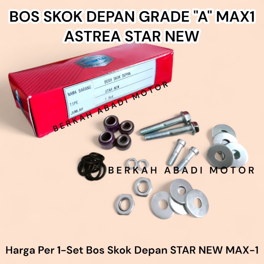 BOS SKOK DEPAN ASTREA STAR NEW HIGH GRADE MAX1 | Bosh shock sekok anting MURAH shok sok MAX 1