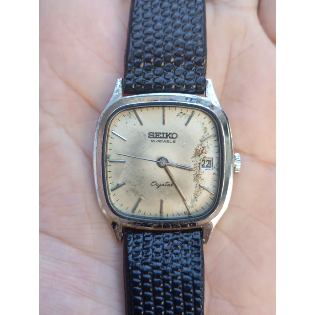 jam tangan merk seiko tank manual second preloved bekas