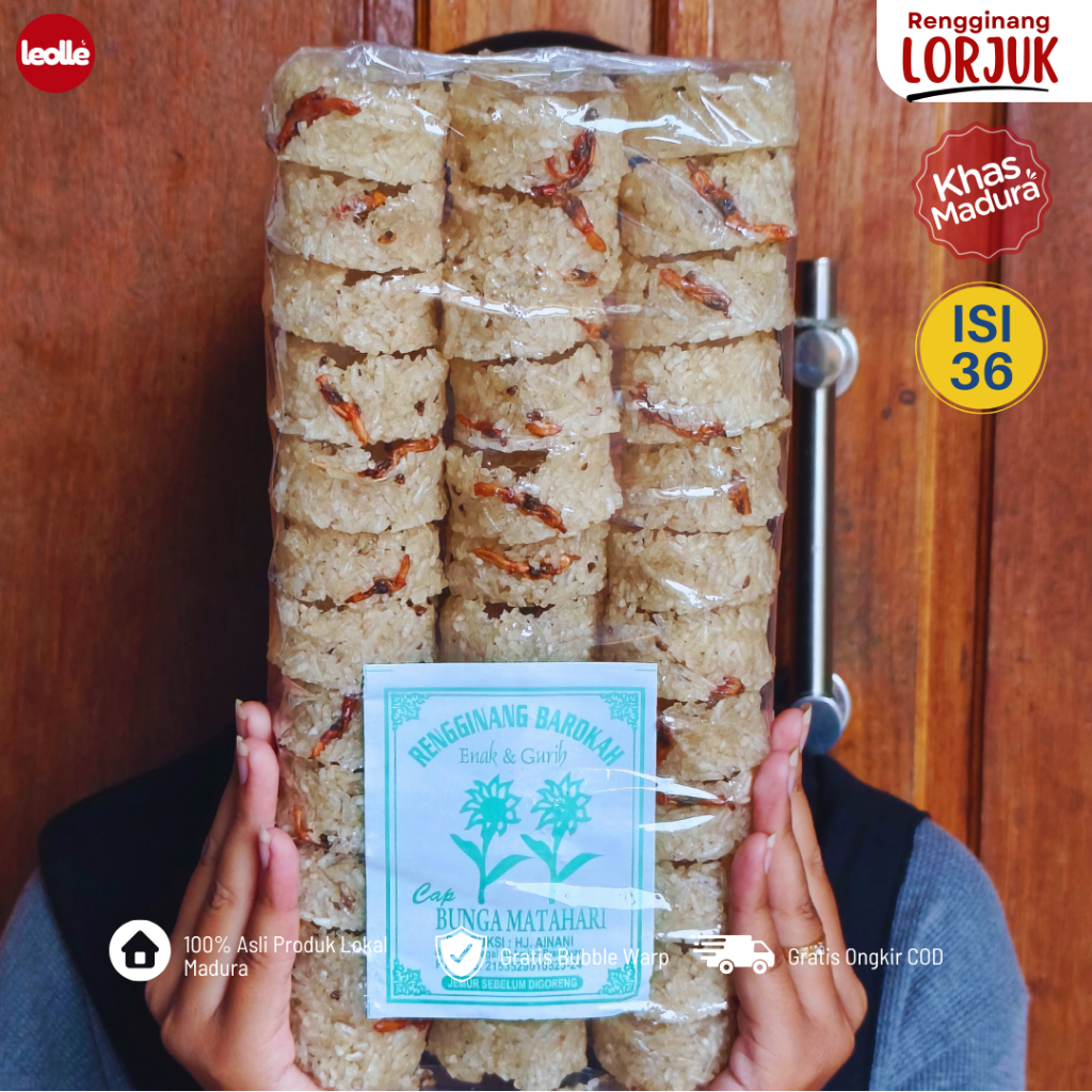 

Rengginang LORJUK Khas MADURA Mentah Rangginang Ketan Makanan Ringan Cemilan Enak Camilan Gurih Renyah