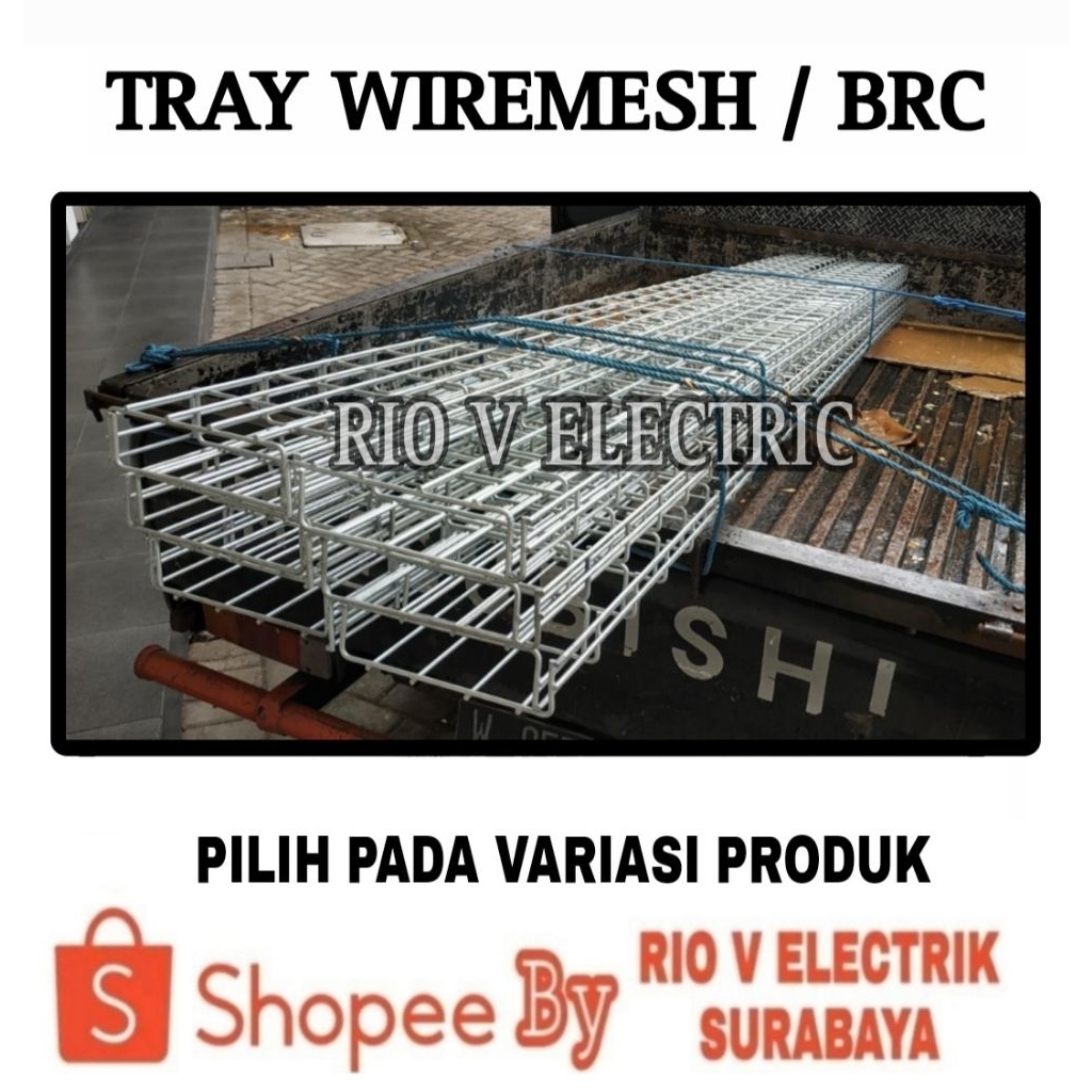 KABEL TRAY BRC 300X50X3000 RAK CABLE CAGE WIREMESH Galvanis OCP & HDG TRAY KAWAT BESI 30X5X300 cm  F