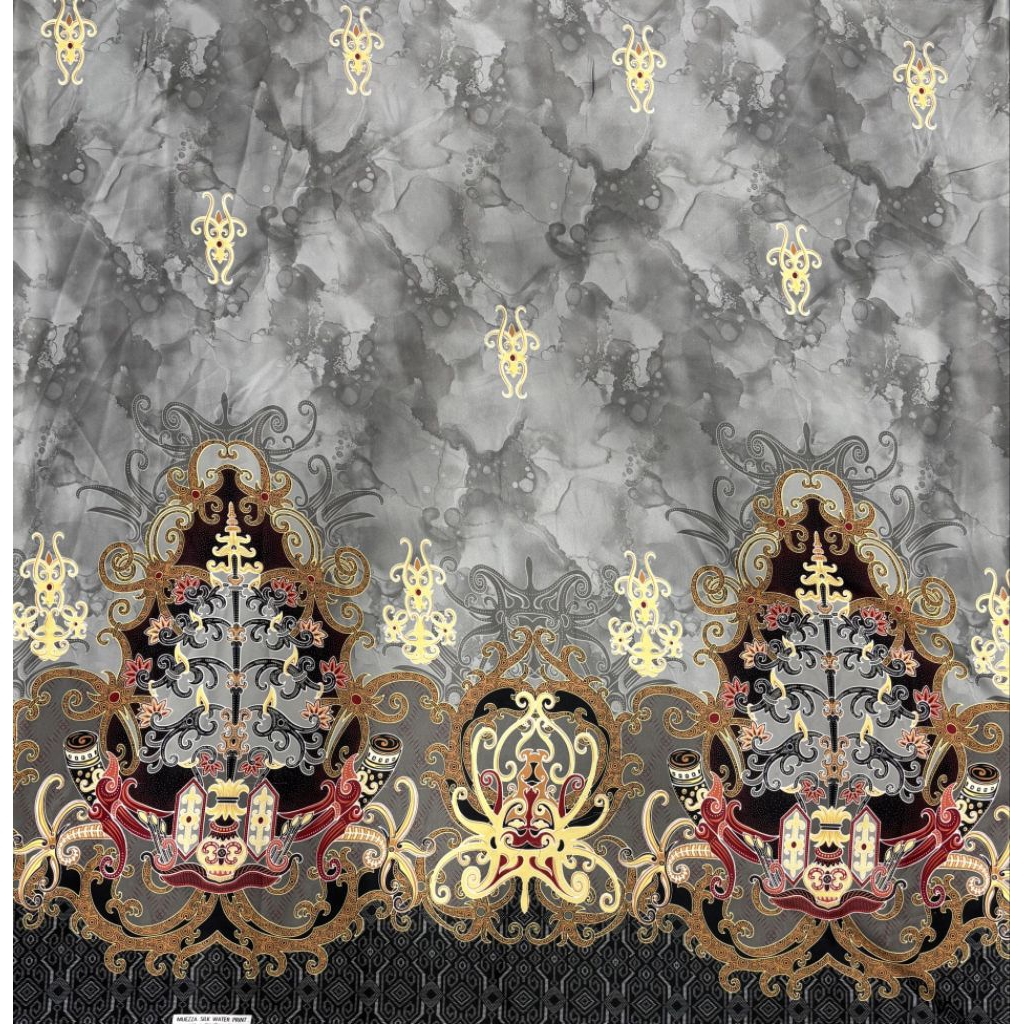 BATIK KALTENG BAHAN SEMI SUTRA, HARGA PER SETENGAH METER