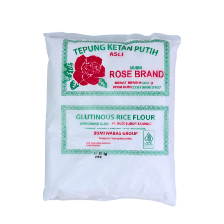 

Tepung Ketan Putih Rose Brand 500 gr