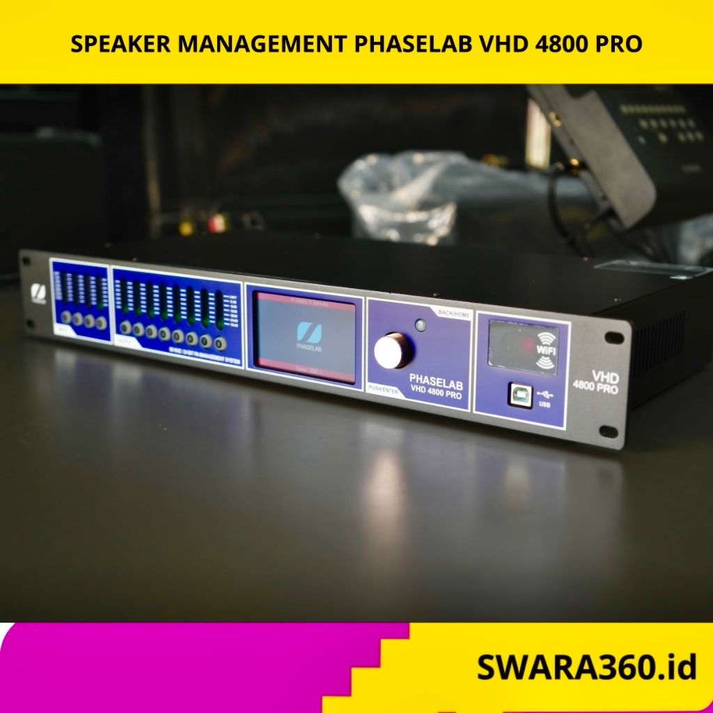 Speaker management phaselab VHD4800 dlms 4in 8out
