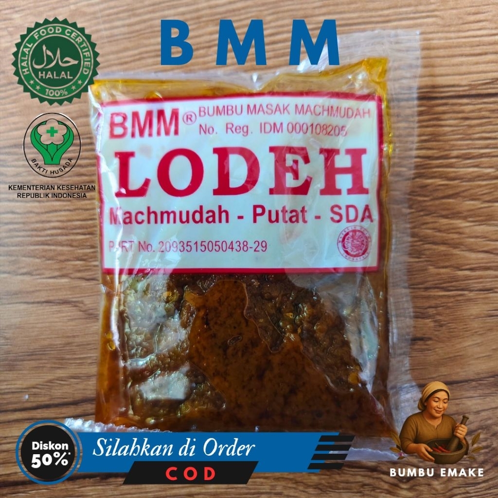 

BMM ( LODEH) - Bumbu Masak Machmudah Asli dari PUTAT SIDOARJO