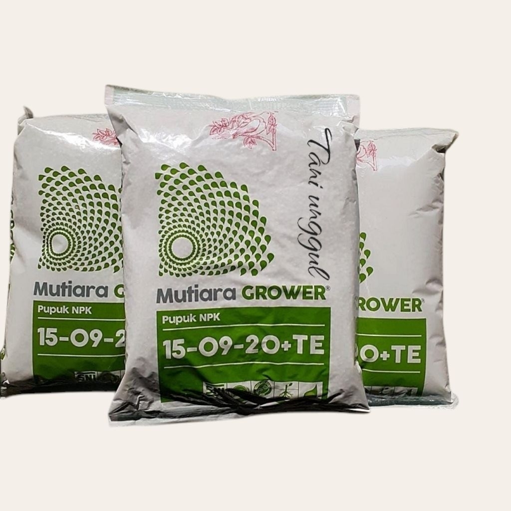 NPK MUTIARA GROWER 1 KG ORIGINAL KEMASAN PABRIK
