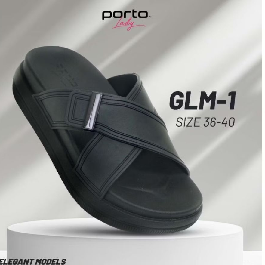 Sandal Selop Wanita GLM 1 Motif Silang/Sandal Selop Wanita Kekinian/Sandal Selop Wanita Karet/Sandal