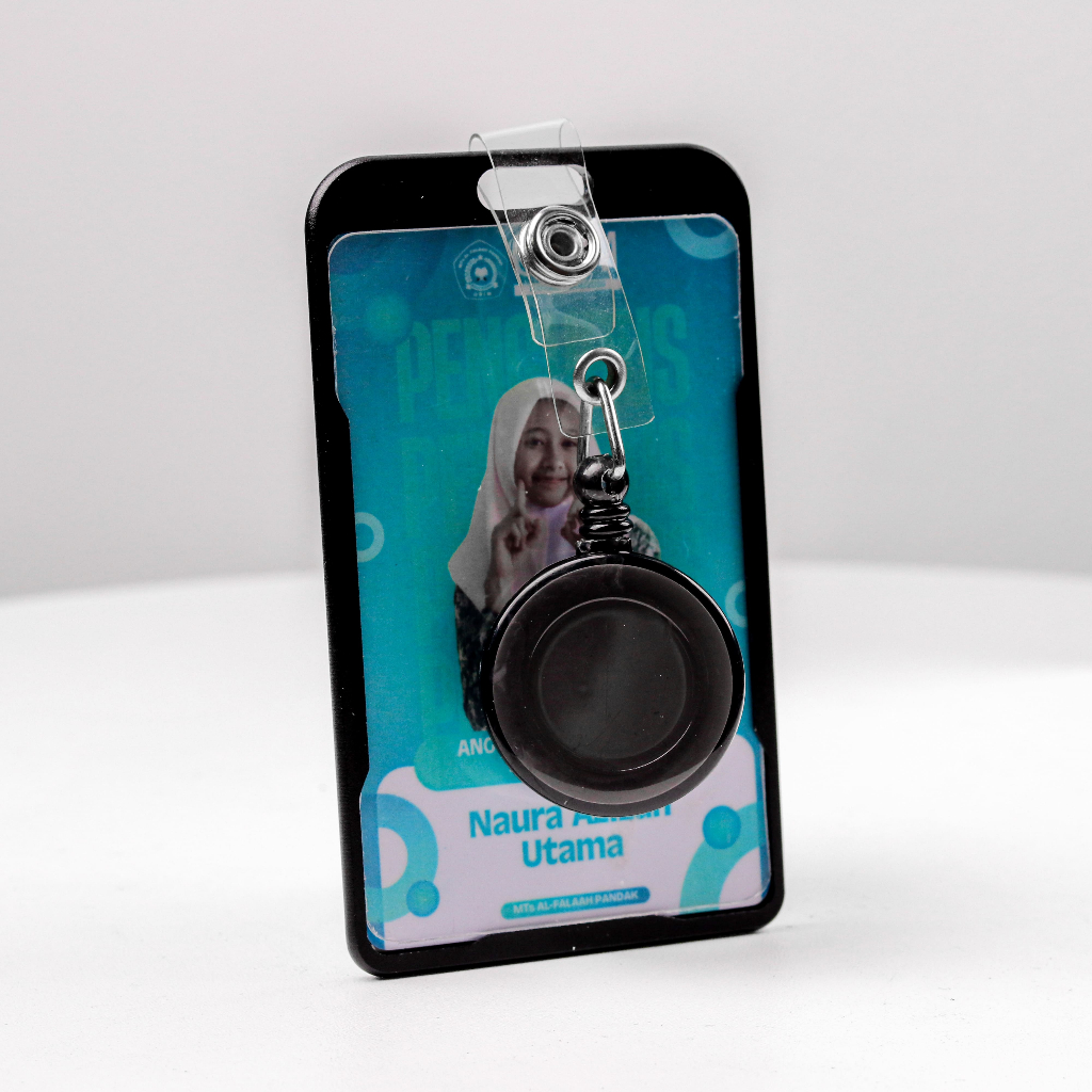 

SATU SET PAKET LENGKAP ID CARD/YOYO TRANSPARANT/FRAME ALUMUNIUM