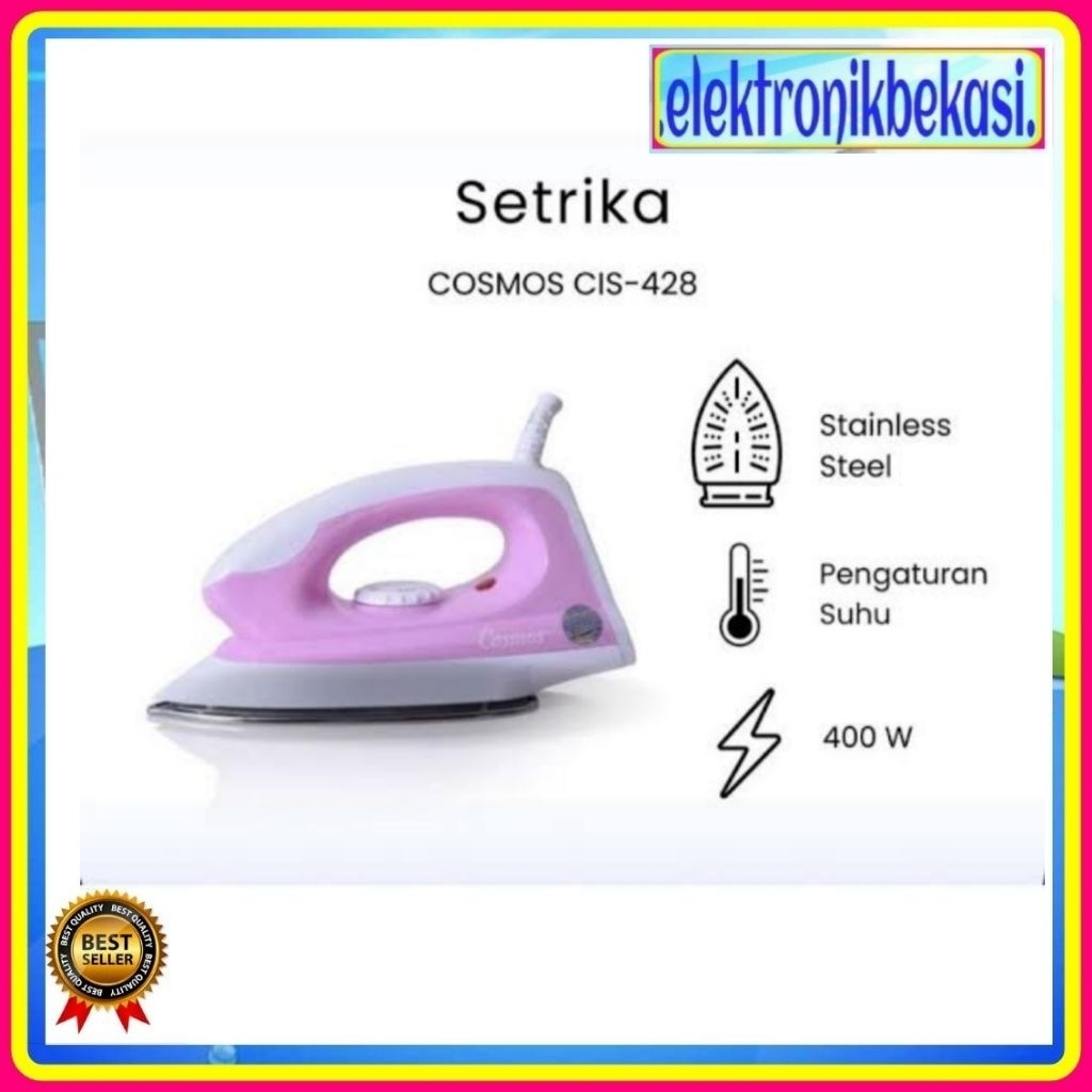 SETRIKA COSMOS CIS 428 / COMOS CIS-428 / SETRIKA LISTRIK COSMOS 428