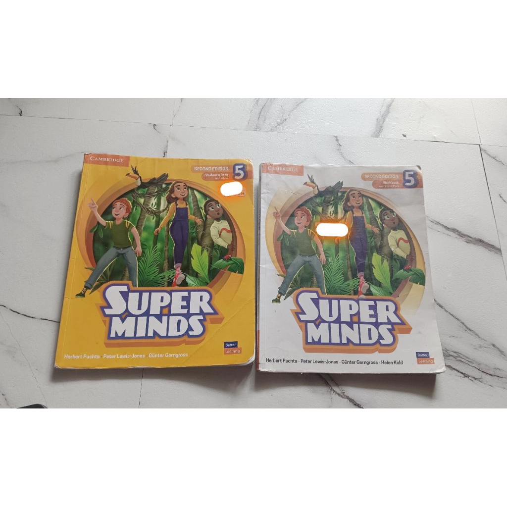Buku Cambridge Super Minds 5 ,2nd Edition Workbook + Students Book (Bekas)