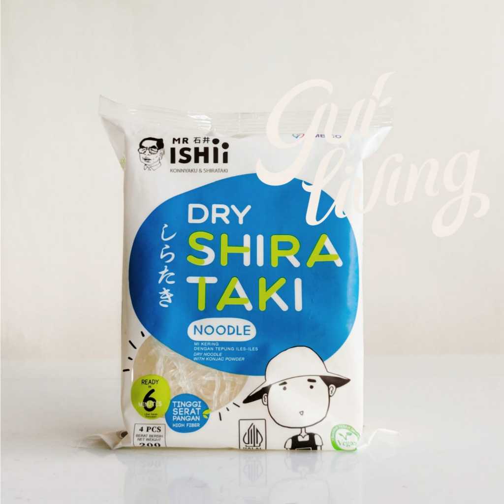 

Dried shirataki Mie Kering