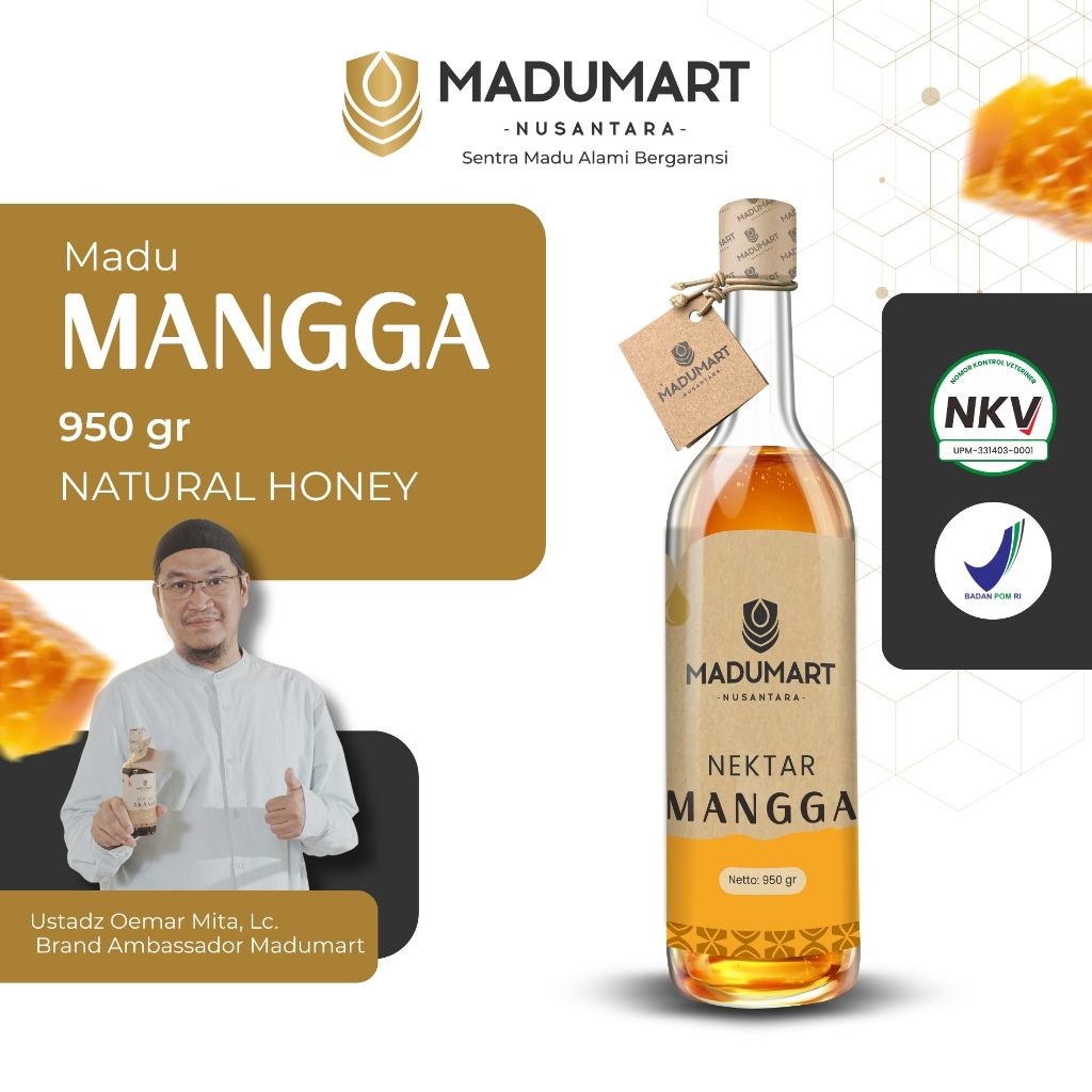 

Madumart Madu Nektar Mangga 300-950gr Alami Kualitas dan Sanad Terjamin