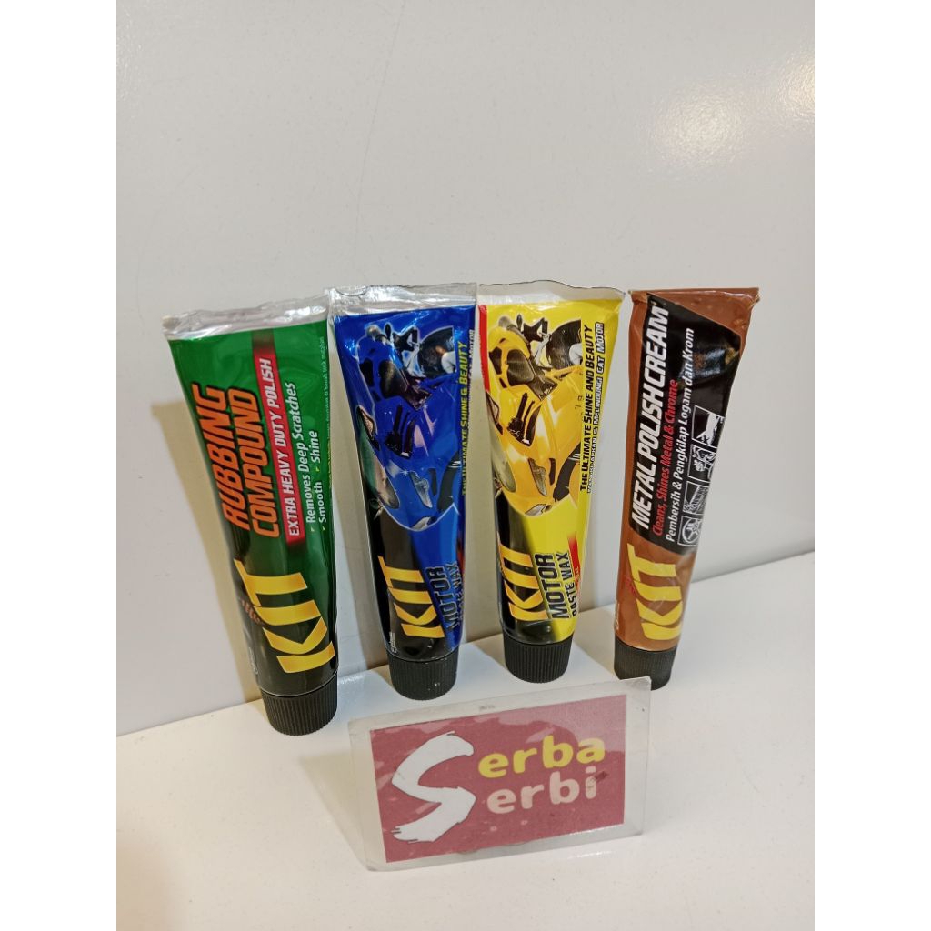 (KIT ODOL/KALENG) Kit motor kendaraan wax krim paste poles mobil motor
