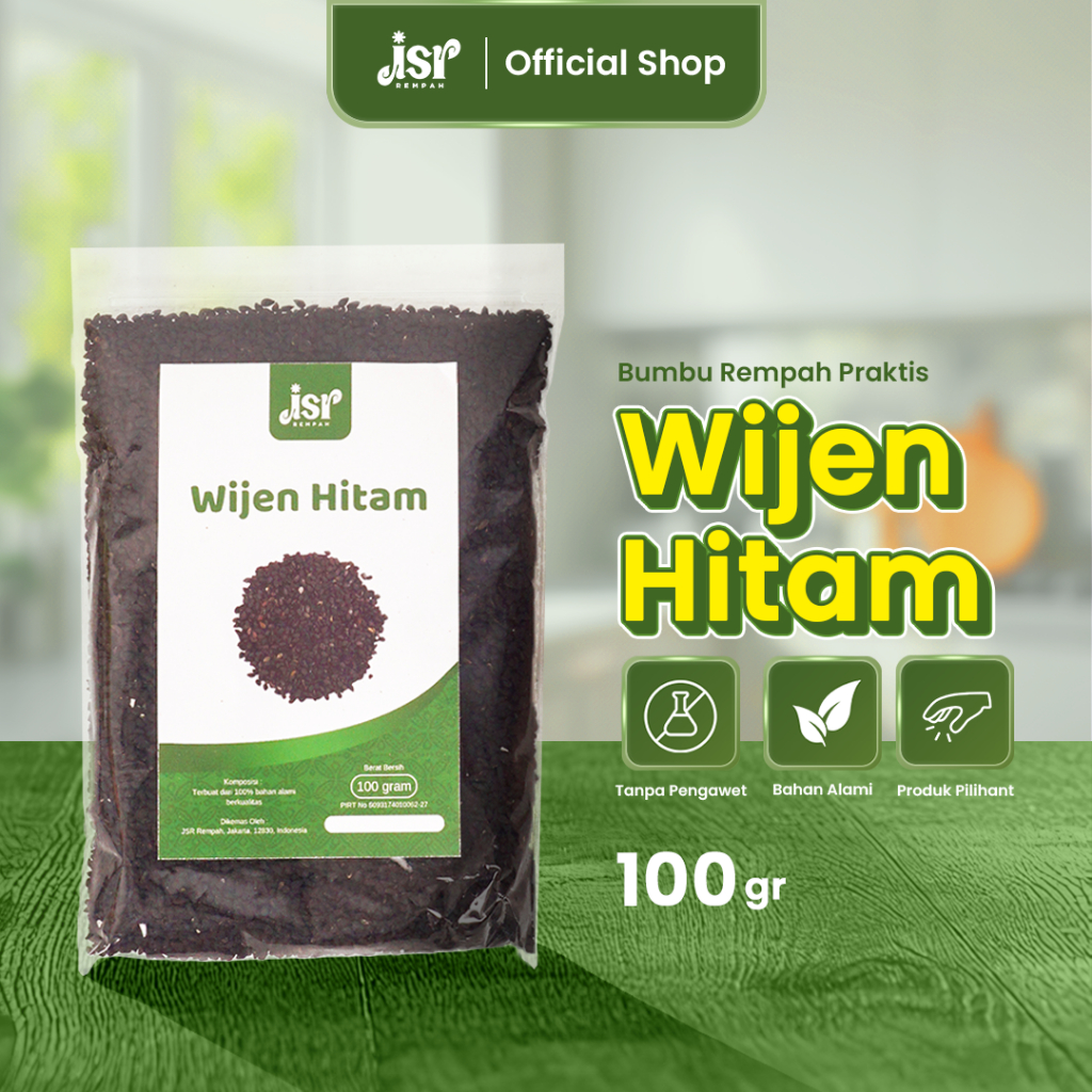 

Jsr Rempah Wijen Hitam 100 Gram