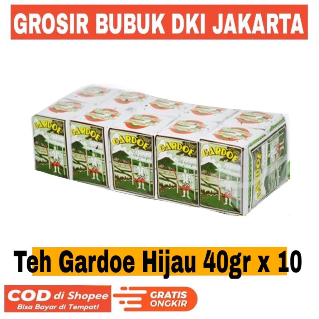 

Teh Gardoe Hijau Wangi 40gr isi 10 Bungkus teh gardu
