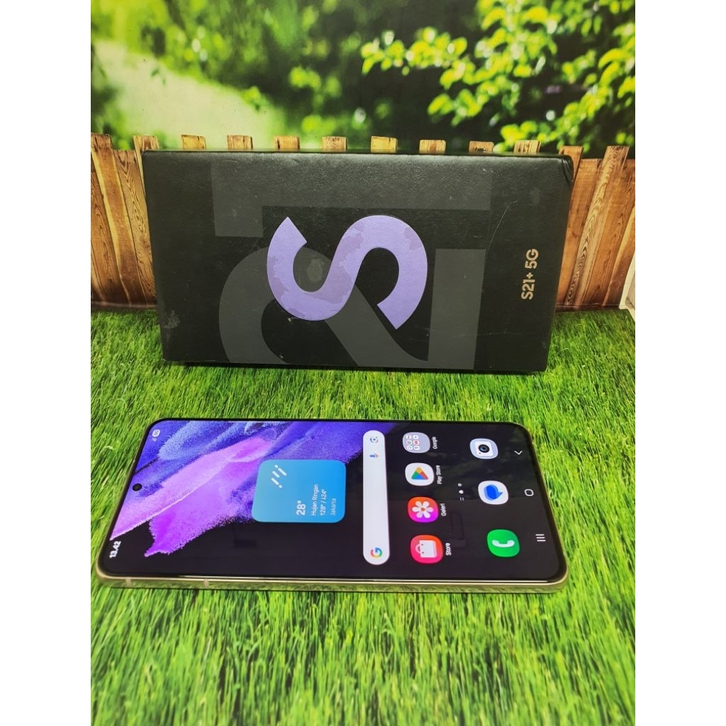 Samsung galaxy s21 plus 5g 8gb/256gb fullset ori sein