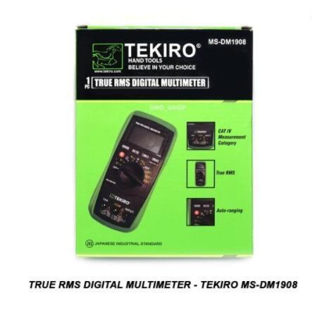 TEKIRO digital multimeter Tekiro DM1908 True RMS multitester avometer