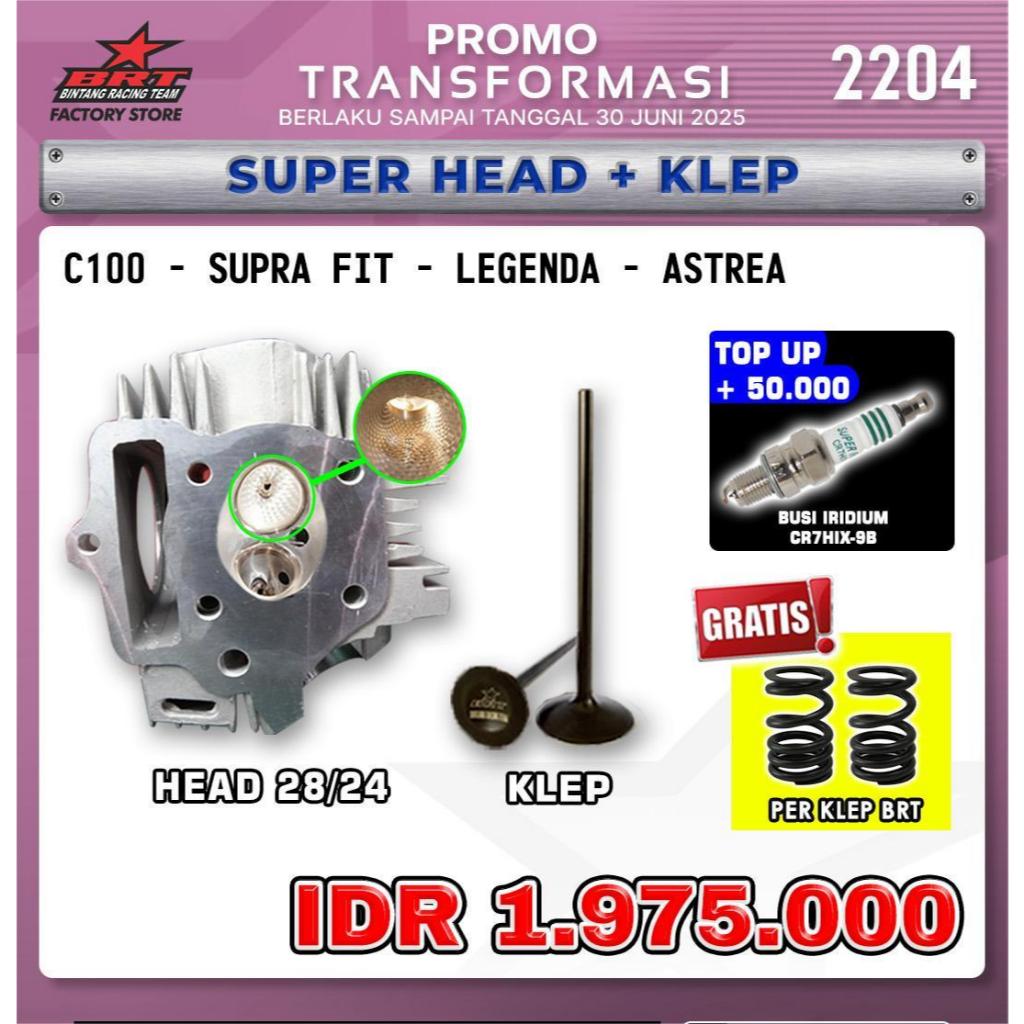 SUPER HEAD 28/24 + KLEP C100 - SUPRA FIT - LEGENDA - ASTREA
