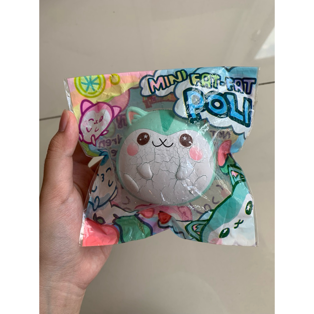 preloved licensed squishy || mini fat-fat poli