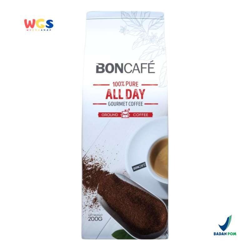 

[oddsolshop] pekanbaru/Boncafe All Day Gourmet Biji Kopi & Bubuk Kopi 200GR Single Origin Coffee