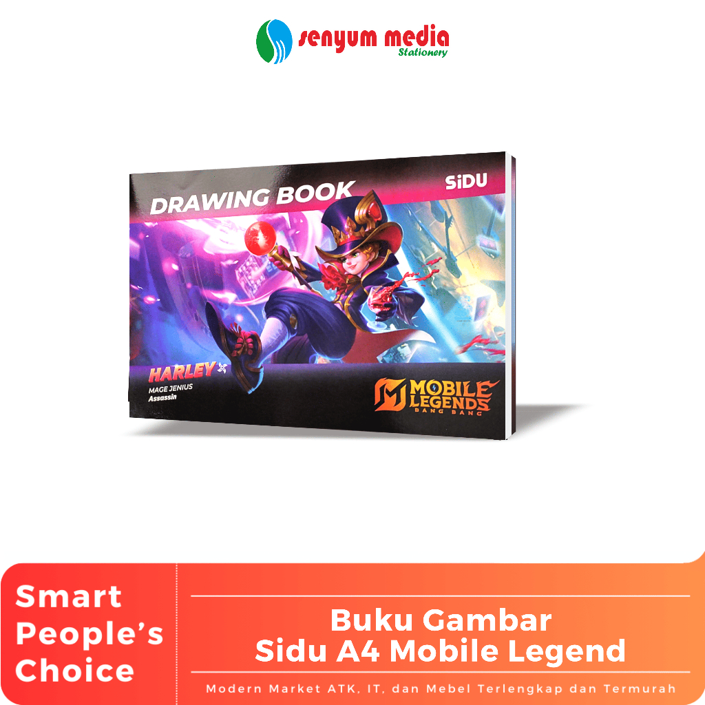 

Buku Gambar A4 Sidu 10 Lembar MOBILE LEGENDS (1 Pack Isi 5 Buku) (S:PAK)