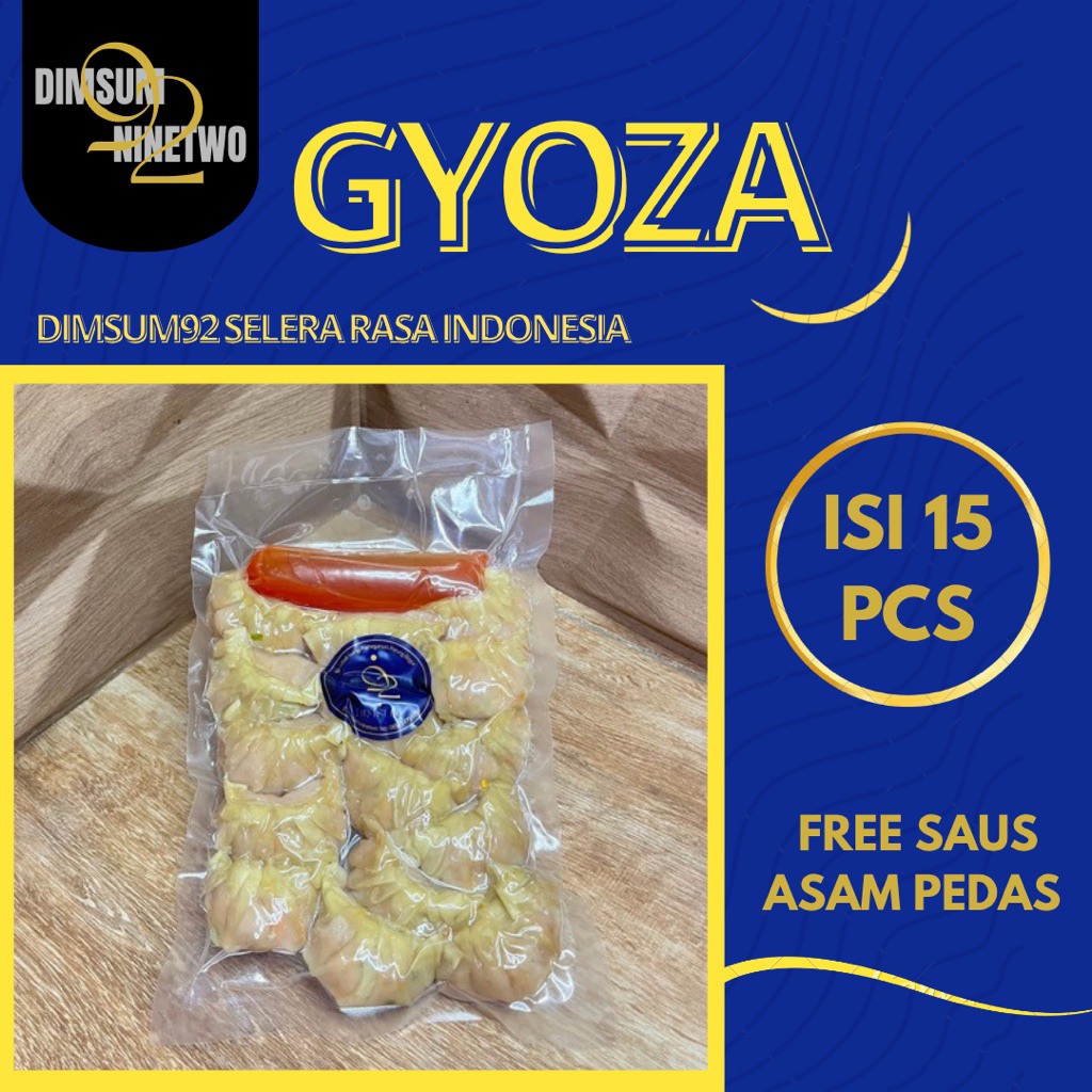 

Gyoza Ayam Premium Isi 15pcs FREE Saus Asam Pedas Di Kab Bogor Halal (PENGIRIMAN KHUSUS PULAU JAWA)