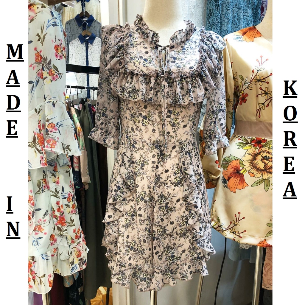 Jumpsuit playsuit baju party chiffon wanita import korea