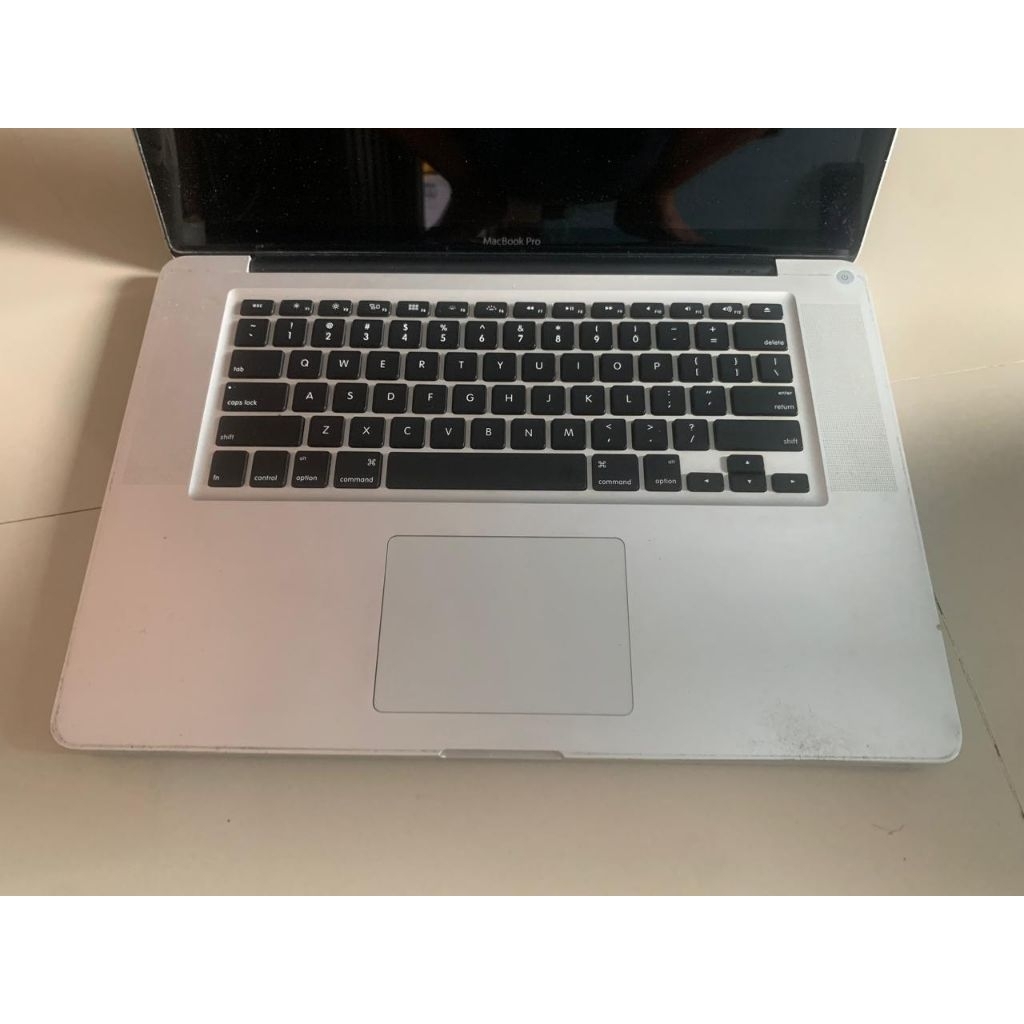 Palmrest Keyboard plus case original copotan macbook pro 15" model A1286 2008-2012