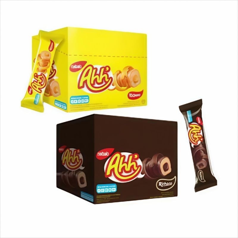 

WAFER AHH SIP NABATI RASA COKLAT / KEJU 5 GR ISI 20 PCS