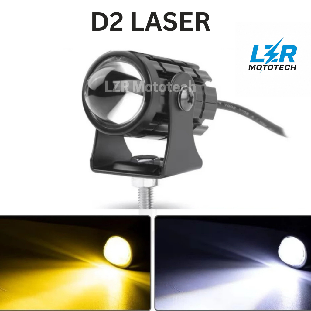 LZR Lampu Tembak D2 Laser Lampu Sorot D2 Lampu LED 12v Lampu Tembak D2 Led Laser Lampu Sorot Led