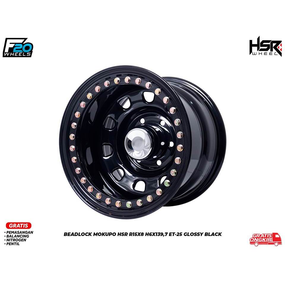 VELG BESI BEADLOCK RING 15 COCOK UNTUK TERRANO BLAZER HILLUX DLL