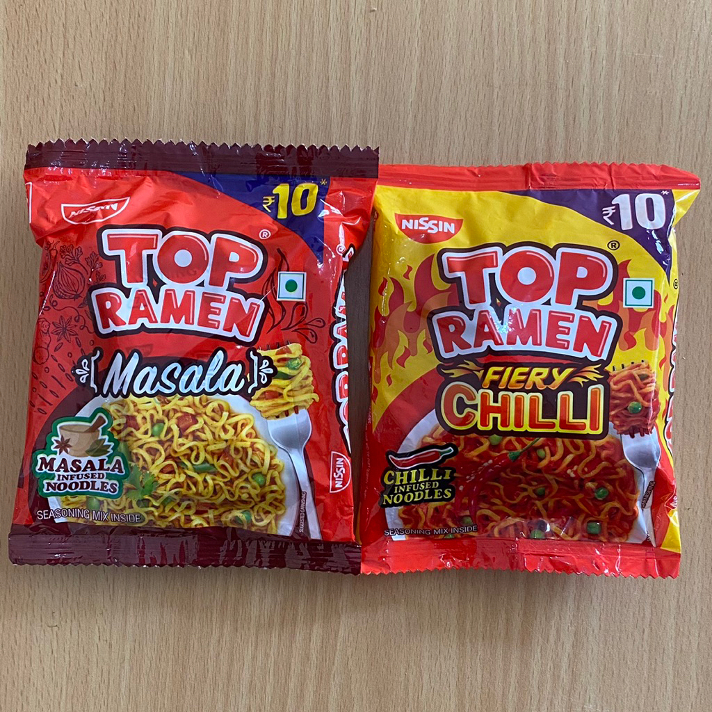 

Top Ramen Noodles (40g) (Masala / Fiery Chilli)