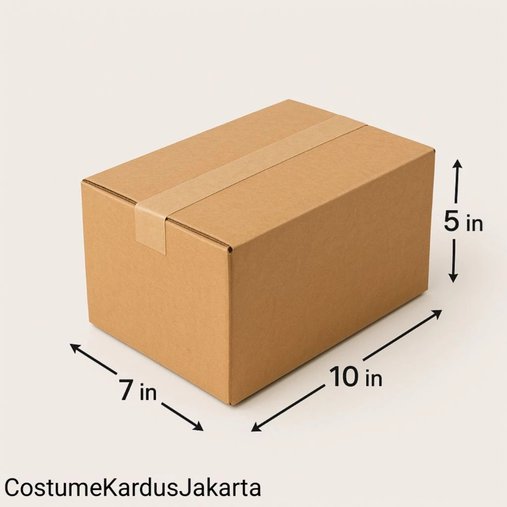 

Kardus Packing 10x7x5 Polos Luar Dalam dan Tebal