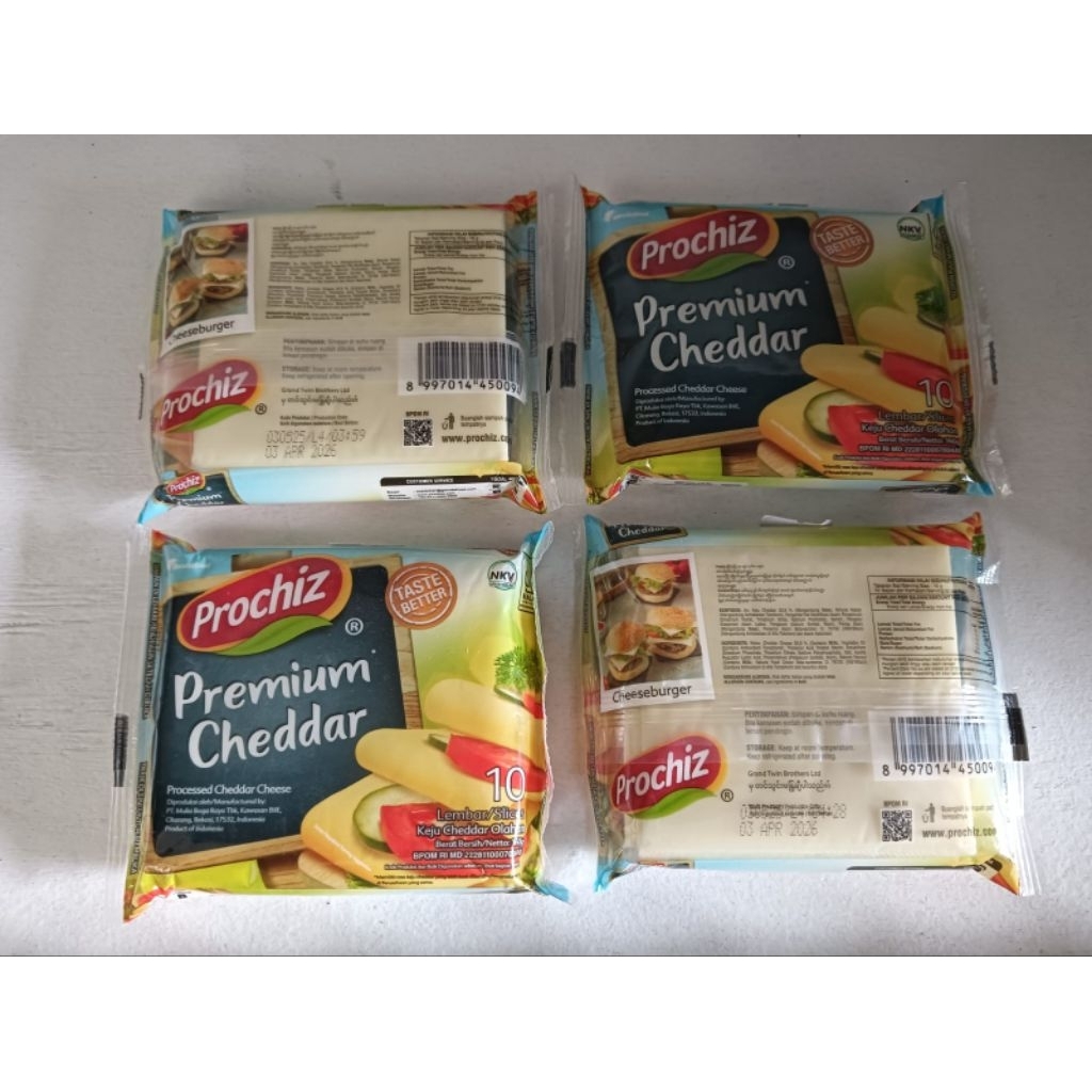 

keju slice premium cheddar