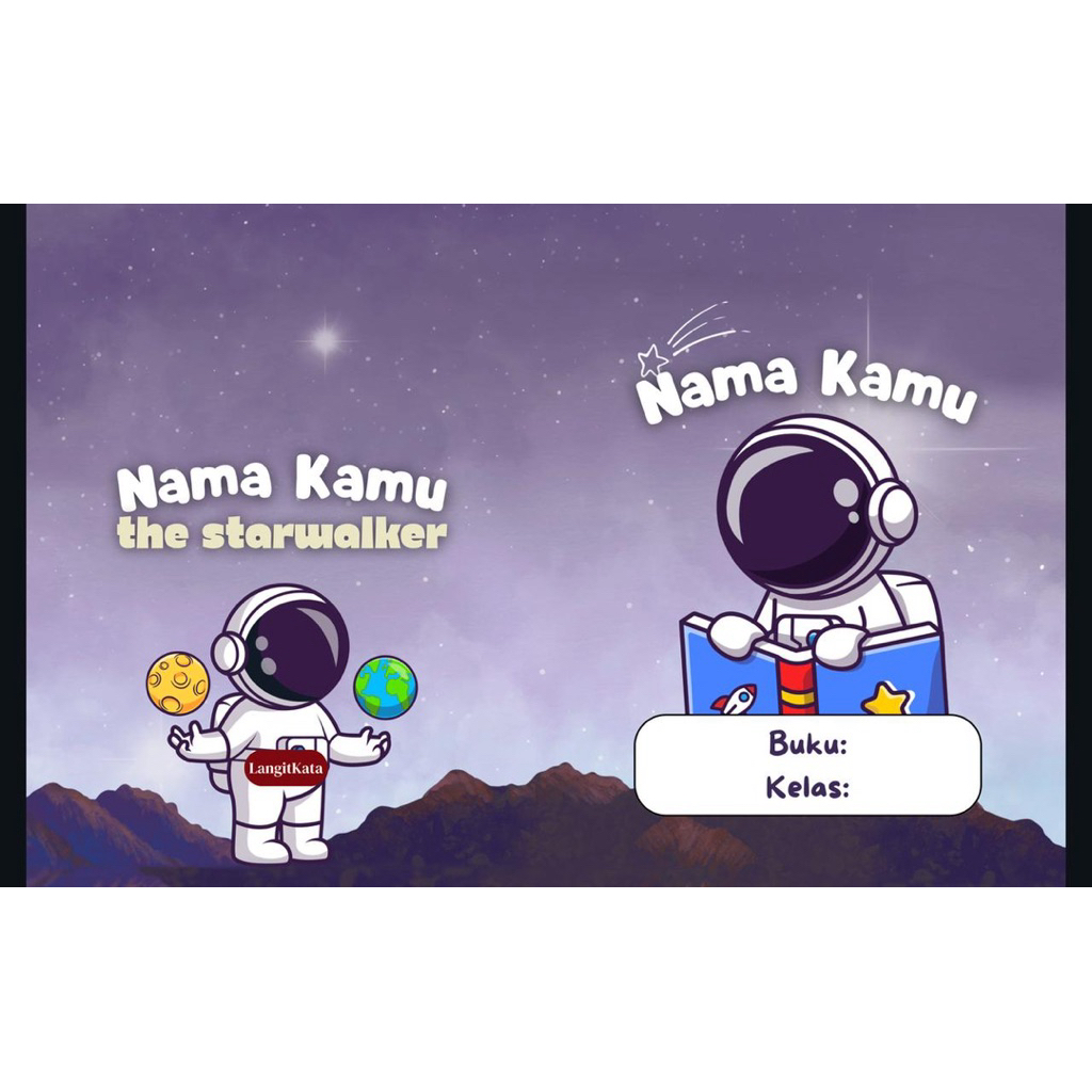 

buku tulis ASTRONOUT EDITION by LangitKata