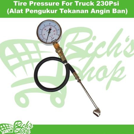 Alat Pengukur Tekanan Ban Truk 230Psi Tire Pressure Gauge for Truck