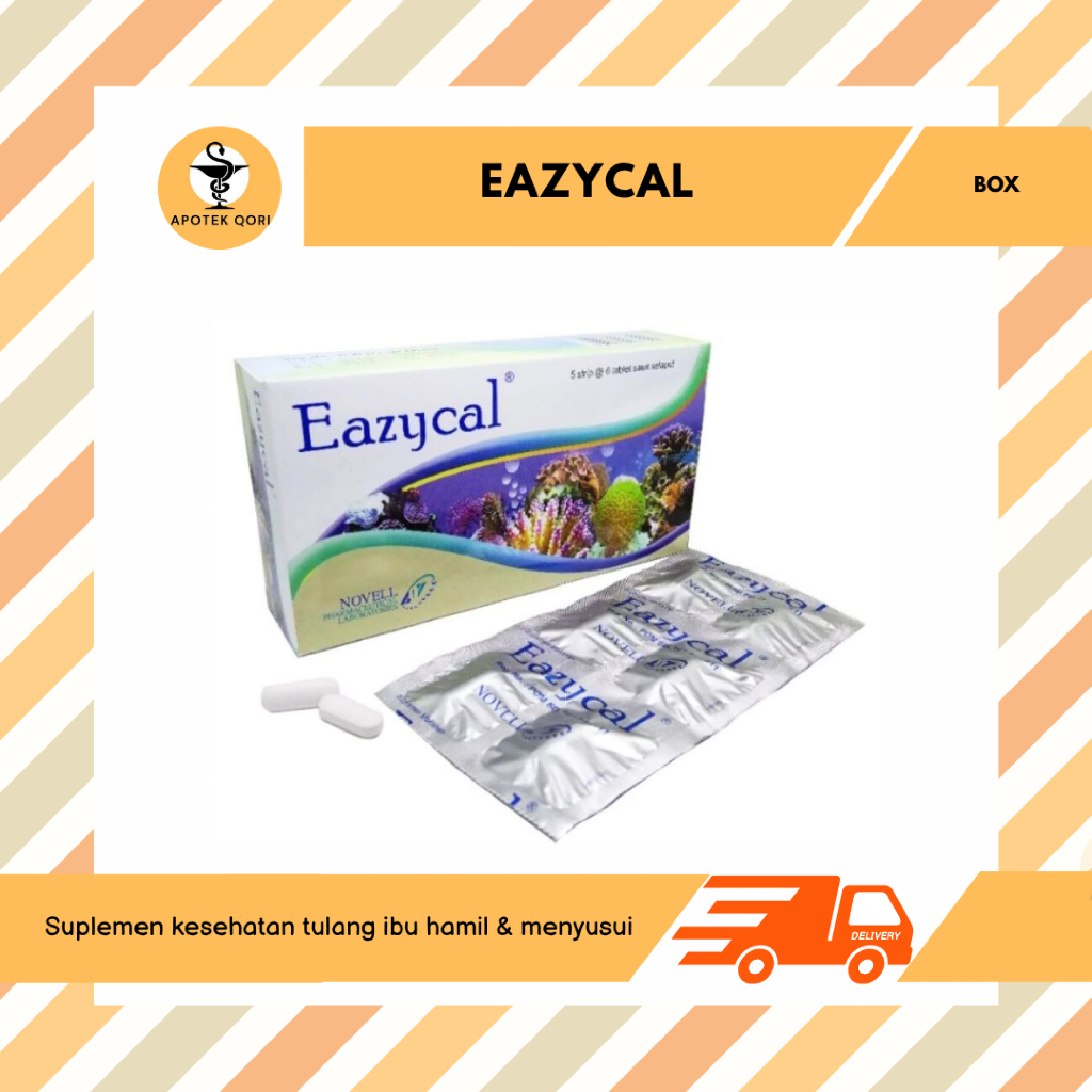 EAZYCAL BOX 30 TABLET / SUPLEMEN KESEHATAN TULANG IBU HAMIL