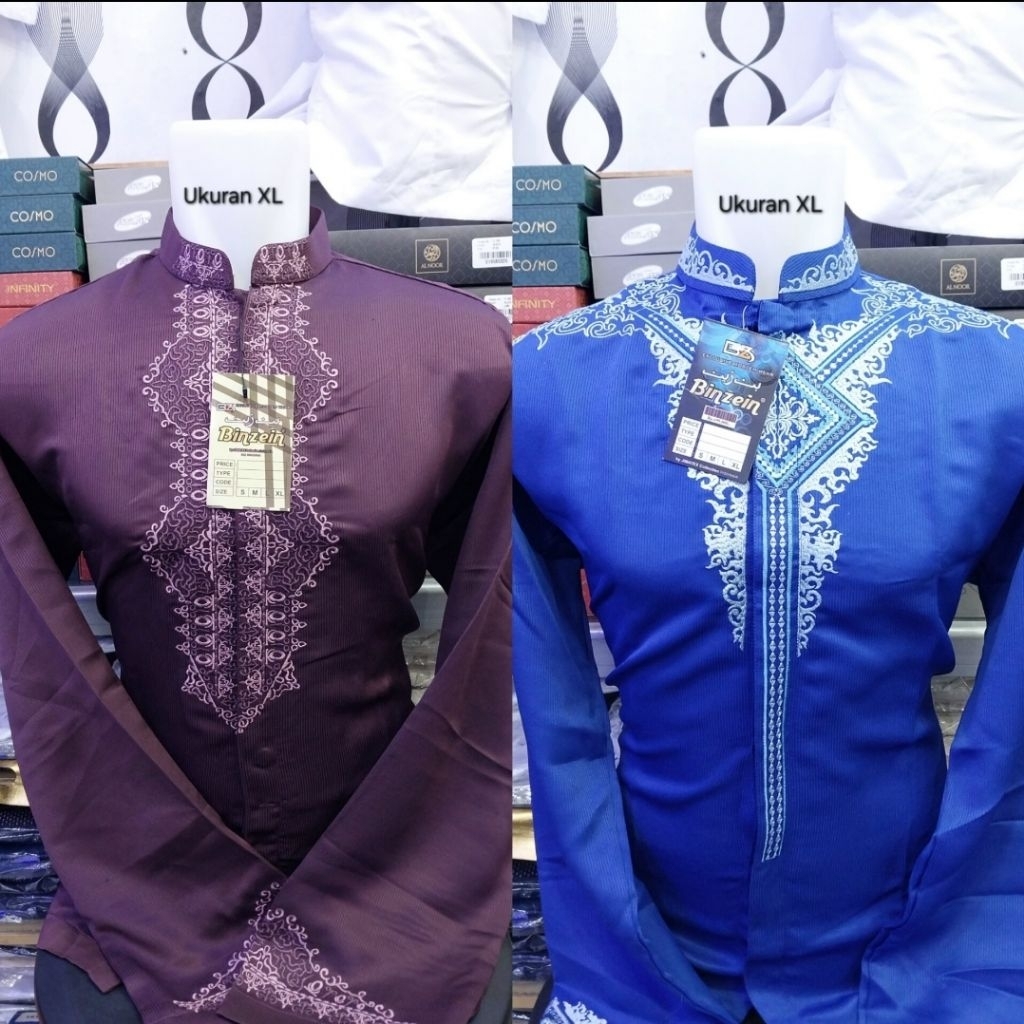 [UKURAN XL] Baju Koko Warna Bin Zein Silvina